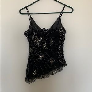Size S Sequined Strap Cami